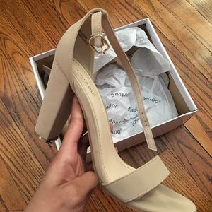 Tan Bamboo Heels